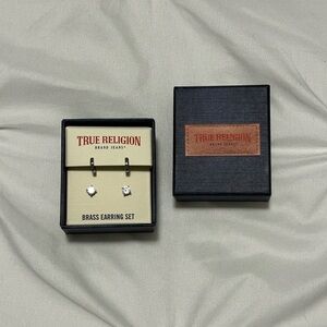 True Religion Brass Earring Set